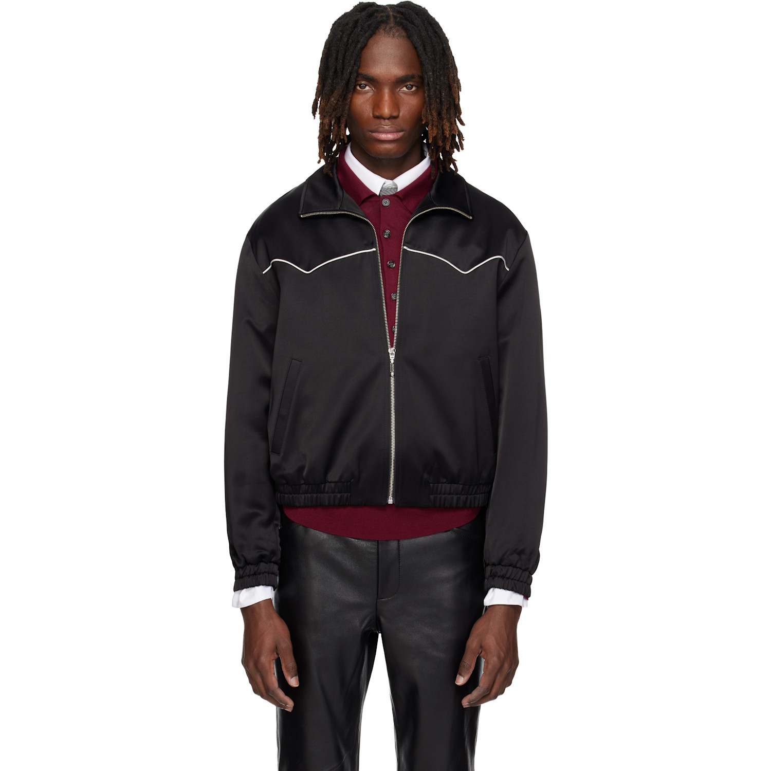 Ernest W. Baker - Black Western Track Jacket