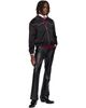 Ernest W. Baker Ernest W. Baker Black Western Track Jacket - 4