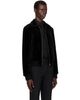 Ernest W. Baker Ernest W. Baker Black Zip Shearling Jacket - 2