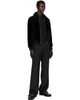 Ernest W. Baker Ernest W. Baker Black Zip Shearling Jacket - 4