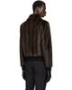Ernest W. Baker Ernest W. Baker Brown Faux-Mink Harrington Jacket - 3