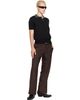Ernest W. Baker Ernest W. Baker Brown Loose Fit Flare Trousers - 4