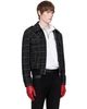 Ernest W. Baker Ernest W. Baker Gray Check Bomber Jacket - 2