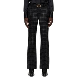 Ernest W. Baker Ernest W. Baker Gray Loose Fit Flare Trousers