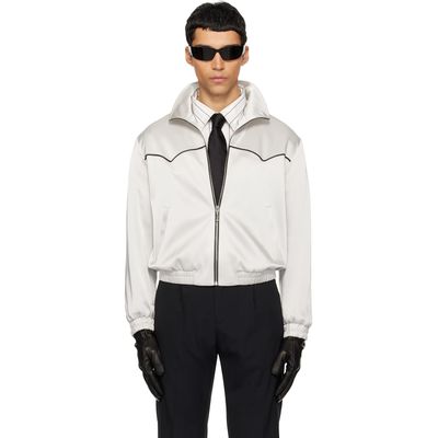 Ernest W. Baker Ernest W. Baker Gray Western Track Jacket