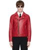 Ernest W. Baker Ernest W. Baker Red Perfecto Leather Jacket - 1