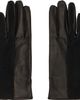 Ernest W. Baker Ernest W. Baker SSENSE Exclusive Black Half Suede & Leather Gloves - 1
