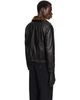 Ernest W. Baker Ernest W. Baker SSENSE Exclusive Black Leather Harrington Jacket - 3
