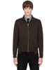 Ernest W. Baker Ernest W. Baker SSENSE Exclusive Brown Crystal Embellished Track Jacket - 1