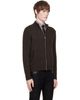 Ernest W. Baker Ernest W. Baker SSENSE Exclusive Brown Crystal Embellished Track Jacket - 2