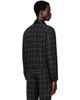 Ernest W. Baker Ernest W. Baker SSENSE Exclusive Gray Check Bomber Jacket - 3