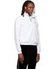 Ernest W. Baker Ernest W. Baker SSENSE Exclusive White Heart Half-Zip Sweatshirt - 2
