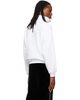 Ernest W. Baker Ernest W. Baker SSENSE Exclusive White Heart Half-Zip Sweatshirt - 3