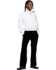 Ernest W. Baker Ernest W. Baker SSENSE Exclusive White Heart Half-Zip Sweatshirt - 4