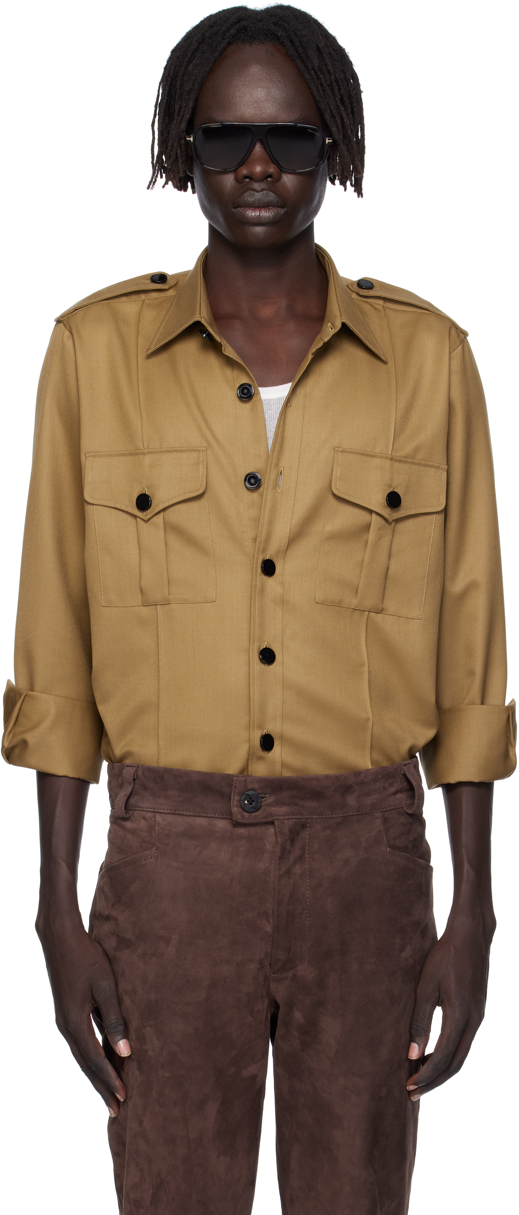 Ernest W. Baker - Black Rose Buckle Belt