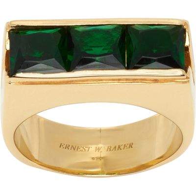 Ernest W. Baker Ernest W. Baker Three Stone Ring