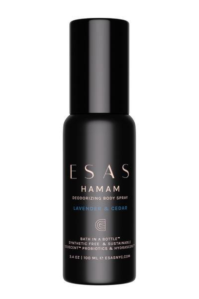 Esas NYC Esas NYC Lavender & Cedar Hamam Organic Deo Body Spray - Earthy Lavender & Clean Woods
