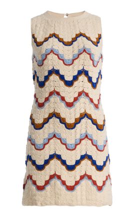 ESCVDO ESCVDO Alma Crocheted Cotton Mini Dress