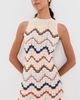 ESCVDO ESCVDO Alma Sleeveless Mini Dress Ivory/Multi - 2