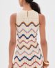 ESCVDO ESCVDO Alma Sleeveless Mini Dress Ivory/Multi - 3