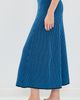 ESCVDO ESCVDO Lienzo Knit Midi Skirt Blues - 4