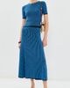 ESCVDO ESCVDO Lienzo Knit Midi Skirt Blues - 5
