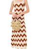 ESCVDO ESCVDO Marea Crochet Maxi Dress Ivory/Tobacco - 1
