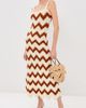 ESCVDO ESCVDO Marea Crochet Maxi Dress Ivory/Tobacco - 2