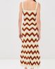 ESCVDO ESCVDO Marea Crochet Maxi Dress Ivory/Tobacco - 3