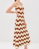 ESCVDO ESCVDO Marea Crochet Maxi Dress Ivory/Tobacco - 4
