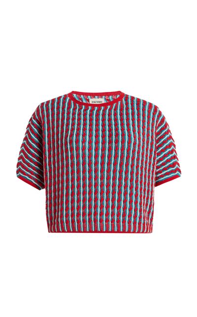 ESCVDO ESCVDO Mito Knit Cotton Top Multi XS