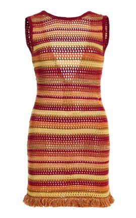 ESCVDO ESCVDO Nevado Crocheted Cotton Mini Dress