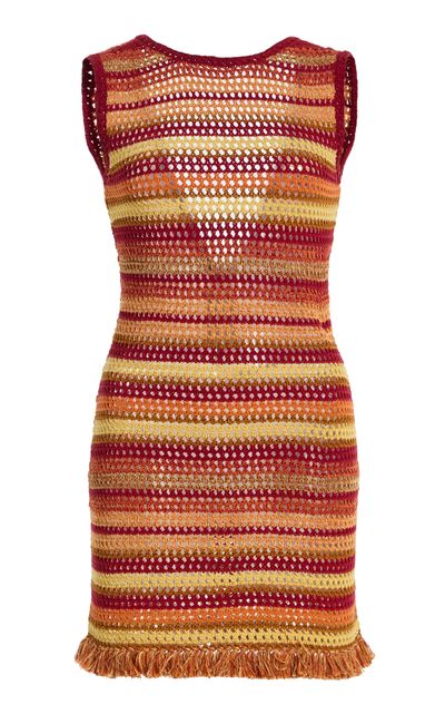 ESCVDO ESCVDO Nevado Crocheted Cotton Mini Dress