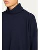 Eskandar Cashmere A-Line Scrunch Neck Sweater - Long Length - 5