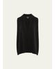 Eskandar Deep V-Neck Cashmere Vest - 1