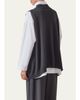 Eskandar Deep V-Neck Cashmere Vest - 3