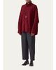 Eskandar Roll Neck Sweater - Mid Plus Length - 2