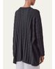 Eskandar Round Neck Sweater - Long Length - 2