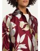 Eskandar Sloped Shoulder Wide A-Line Open Jacket With Collar - 3/4 Length - 5