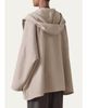 Eskandar Wool Cashmere Hooded Coat - Long Length - 3