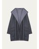 Eskandar Wool Wide Jacket Coat - Long Plus Length - 1