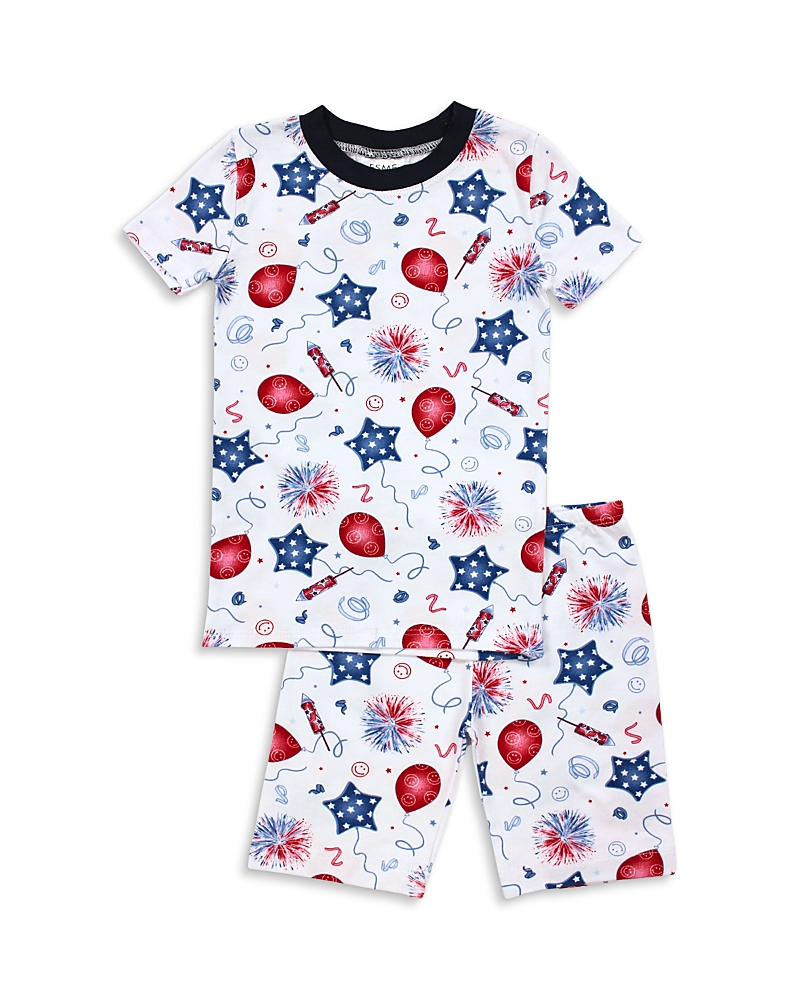 Esme Esme Boys' Usa Short Sleeved Shorts Pajama Set