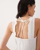 Esmée Esmée button down beach maxi dress in white - 3