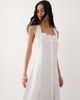 Esmée Esmée button down beach maxi dress in white - 4