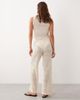 Esmée Esmée crochet tie front beach pants in beige-Neutral - 2