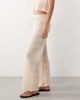 Esmée Esmée crochet tie front beach pants in beige-Neutral - 3