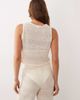 Esmée Esmée crochet tie front beach vest in beige-Neutral - 3