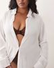 Esmée Esmée Curve maxi beach shirt summer dress in white - 3
