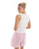 Esmée Esmée Exclusive beach top with frill neckline detail in white - 2