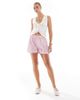Esmée Esmée Exclusive beach top with frill neckline detail in white - 4
